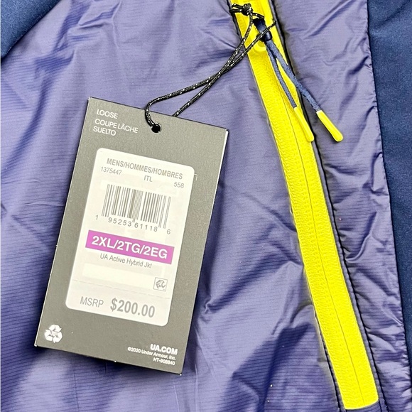 NEW w/Tags! $200 Under Armour Storm Hybrid Jacket - XXL - Picture 4 of 12